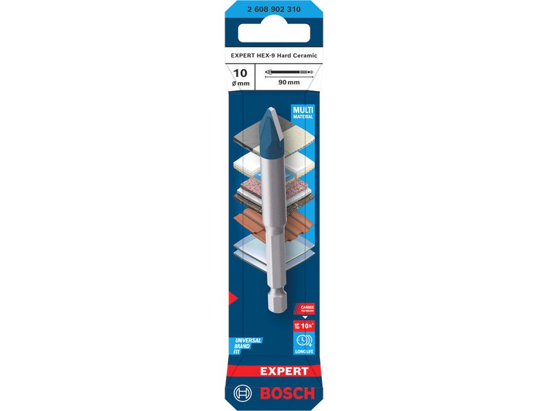 Sveder Bosch EXPERT HEX-9 Hard Ceramic, 2608902310